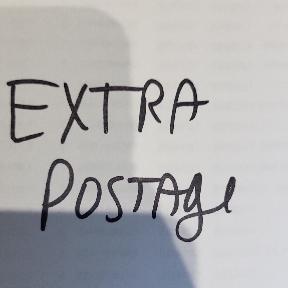 Extra Postage Sign